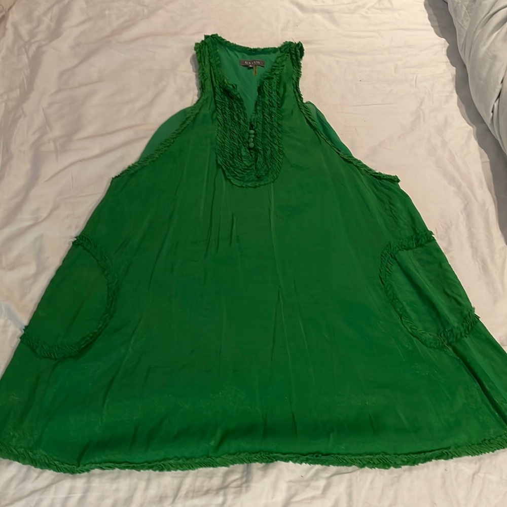 Gorgeous Kelly green tunic/dress